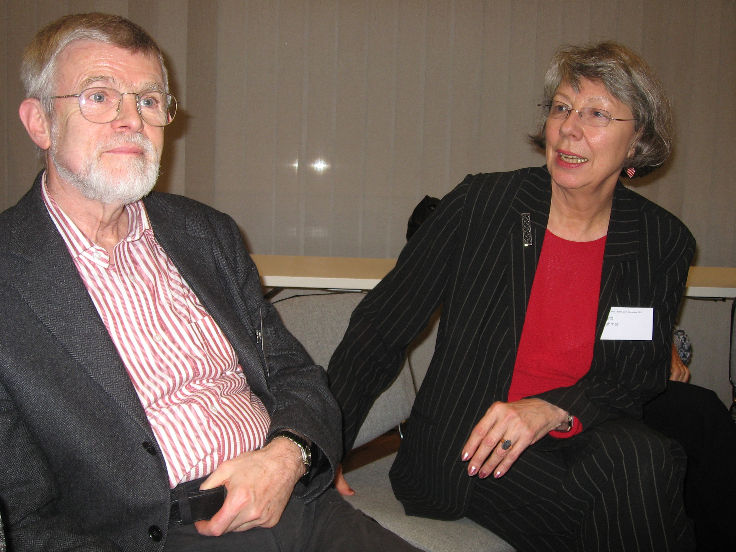 G&uuml;nter B&uuml;chner, Ingrid Stahmer
